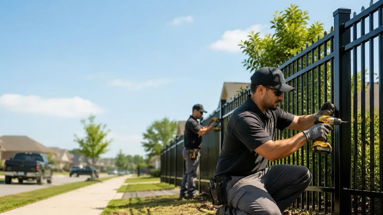 Metal Fence Installation in Dougherty, TX